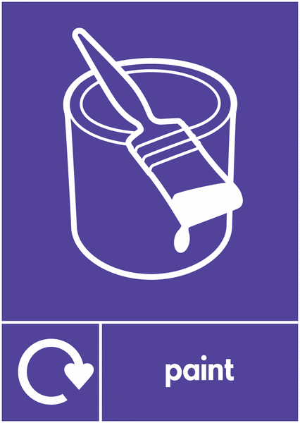 Paint – WRAP Paint Waste Recycling Signs