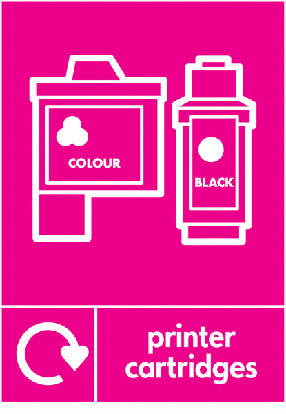 Printer Cartridges WRAP Electrical Recycling Signs