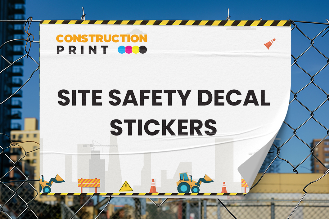 Site Safety Decal Stickers