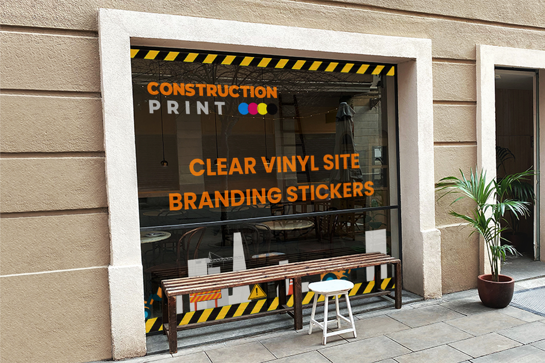 Clear Vinyl Site Branding Stickers