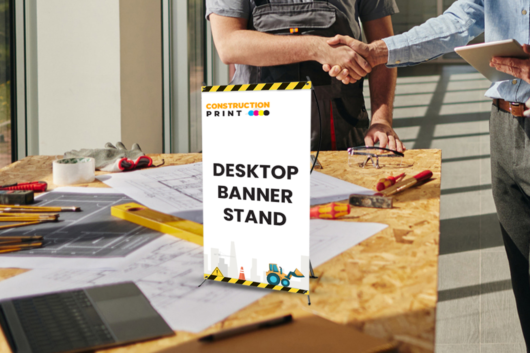 Desktop Banner Stand