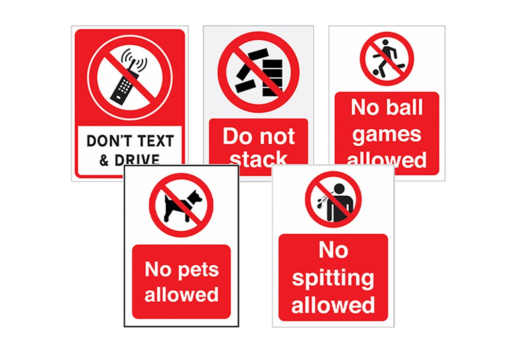 Prohibition Signs
