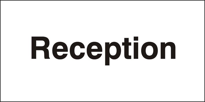 Public Information Signs – Reception