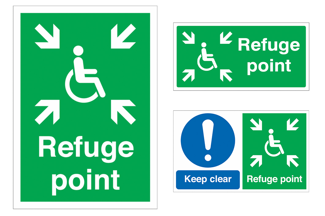 Refuge Point Signs