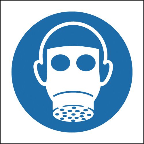 Respiratory Protection Symbol Sign