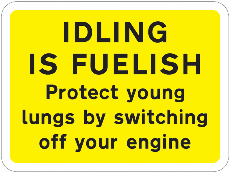 Road Traffic Signs – Idling is Fuelish
