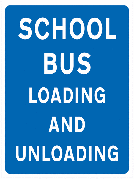 School Bus Loading Sign (for Car Parks)