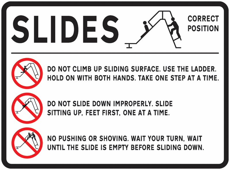 Slides Correct Position Sign