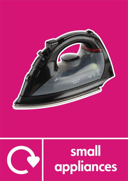 Small Appliances – WRAP Photographic Recycling Signs