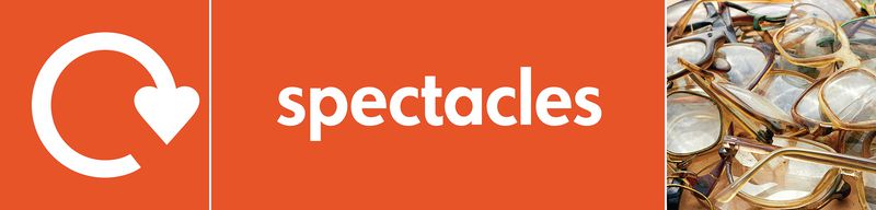 Spectacles – WRAP Other Waste Recycling Pictorial Signs
