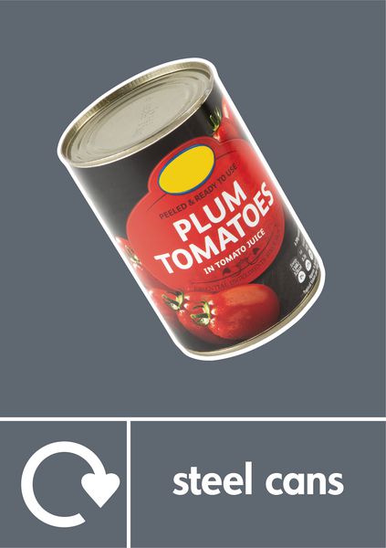 Steel Cans – WRAP Photographic Recycling Signs