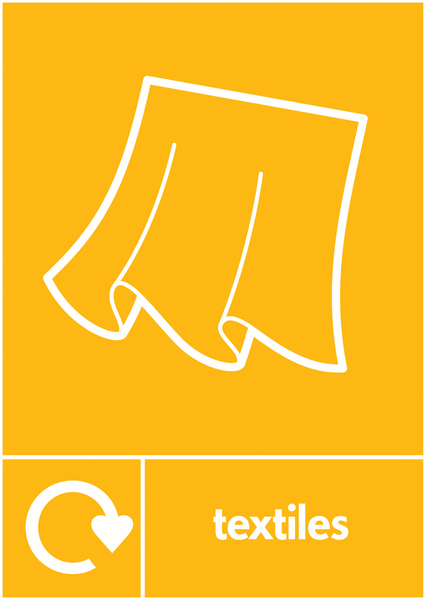 Textile Recycling Signs