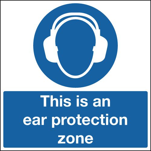 This Is An Ear Protection Zone Sign