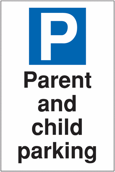 Visitor Parking Signs – Parent And Child Parking