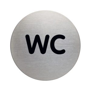 WC Round Door Signs