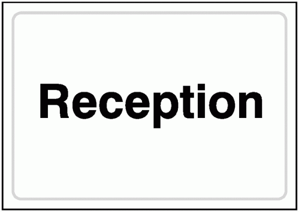 Warehouse Signs - Reception
