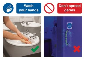 Wash Your Hands Don’t Spread Germs Do & Don’t Visual Signs