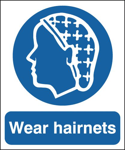 Wear Hairnets Sign