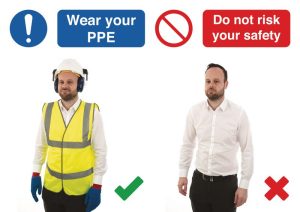 Wear Your PPE Do & Don’t Visual Signs